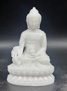 树脂药师佛如来坐像摆件神像供奉佛像供奉佛祖药师佛摆件