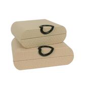 现代样板间卧室装 盒家具店摆件书房首饰盒 饰收纳盒家居新品