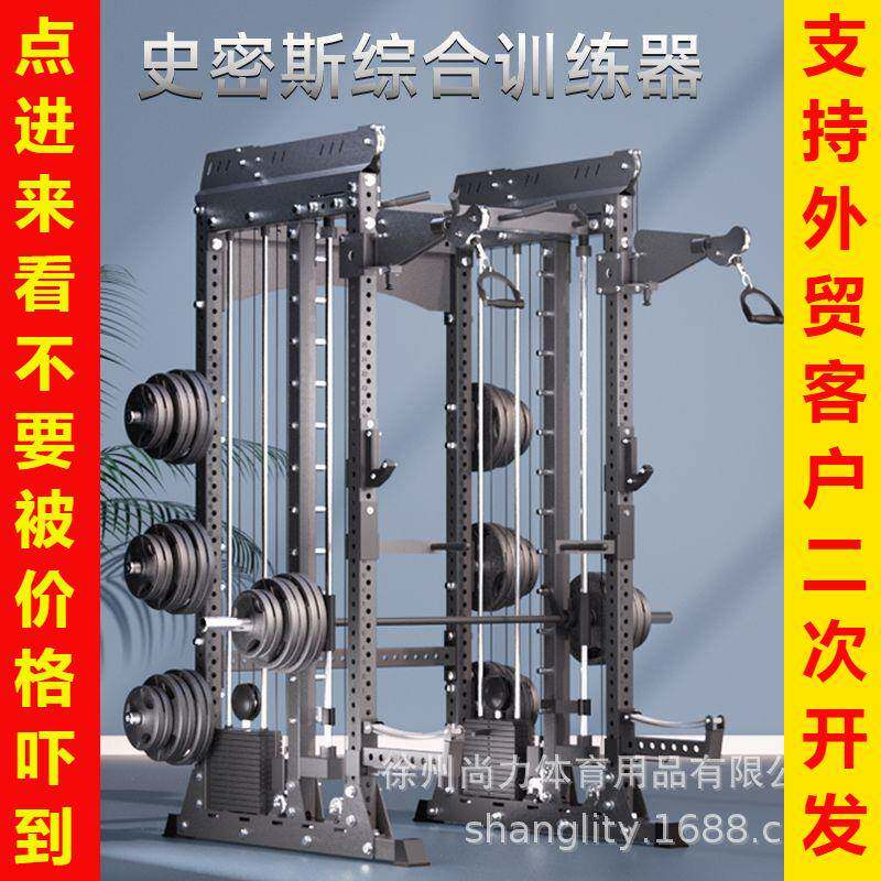 卧推架史密斯框式深蹲架多功能大飞鸟龙门架小飞鸟综合训练器稳固