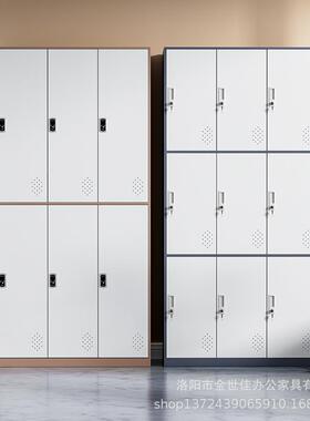 加厚装边套更衣柜员工铁皮储物柜多门寄存柜宿舍JSJ-ZBTS色拆带窄