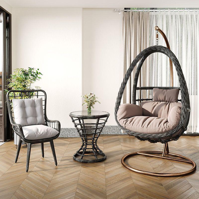 家用阳台吊椅庭院吊篮藤椅室内秋千吊床网红鸟巢吊兰椅子户外摇篮