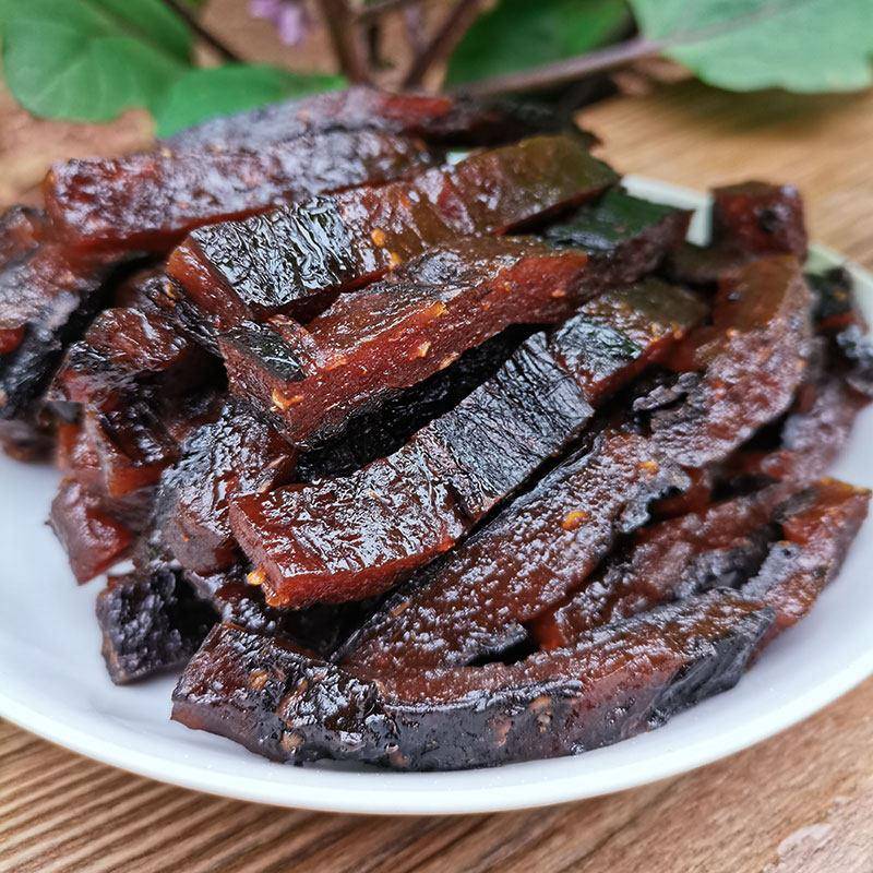 江西特产鹰潭贵溪农家自制手工茄子干上饶土产童年儿时小吃包邮