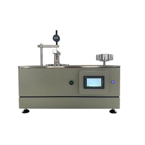 YT060-II型土工布厚度仪在不同压力及规定时间下的厚度的测定