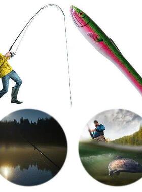 Telescopic Fish Shaped Mini Pen Fishing Rod Casting Carp