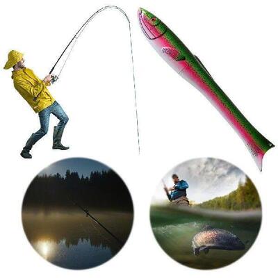 Telescopic Fish Shaped Mini Pen Fishing Rod Casting Carp