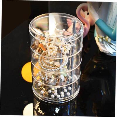 360 Degree Rotating Cosmetic Storage Box Makeup Organizer