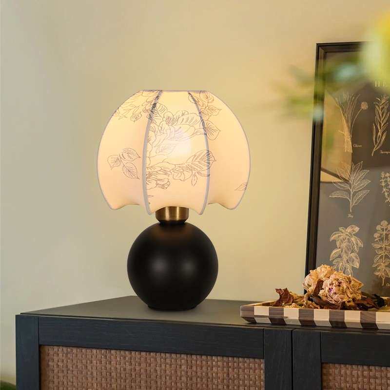 法式中古台灯氛围感卧室床头灯新中式客厅复古墙灯高级感装饰灯具