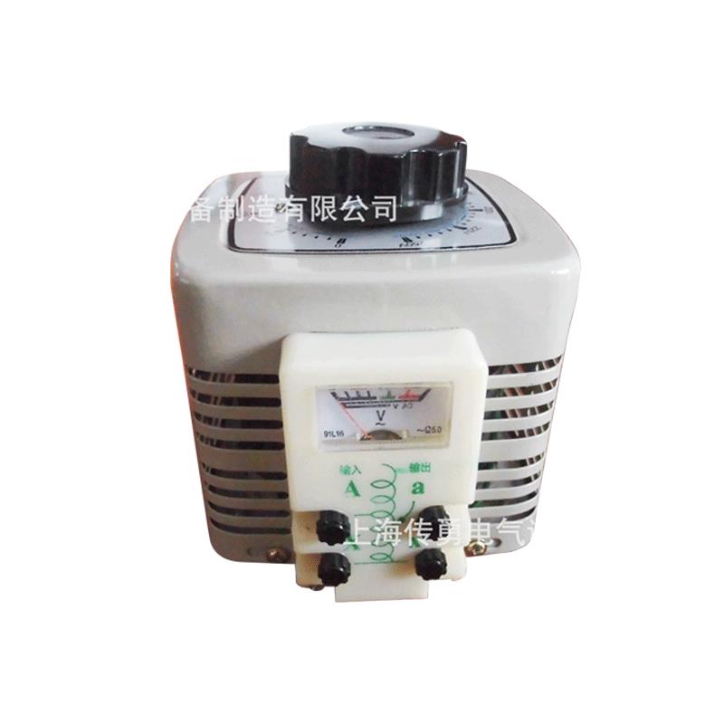 上海调压器工厂供应价TDGC2-5KVA单相调压器0~250V可调