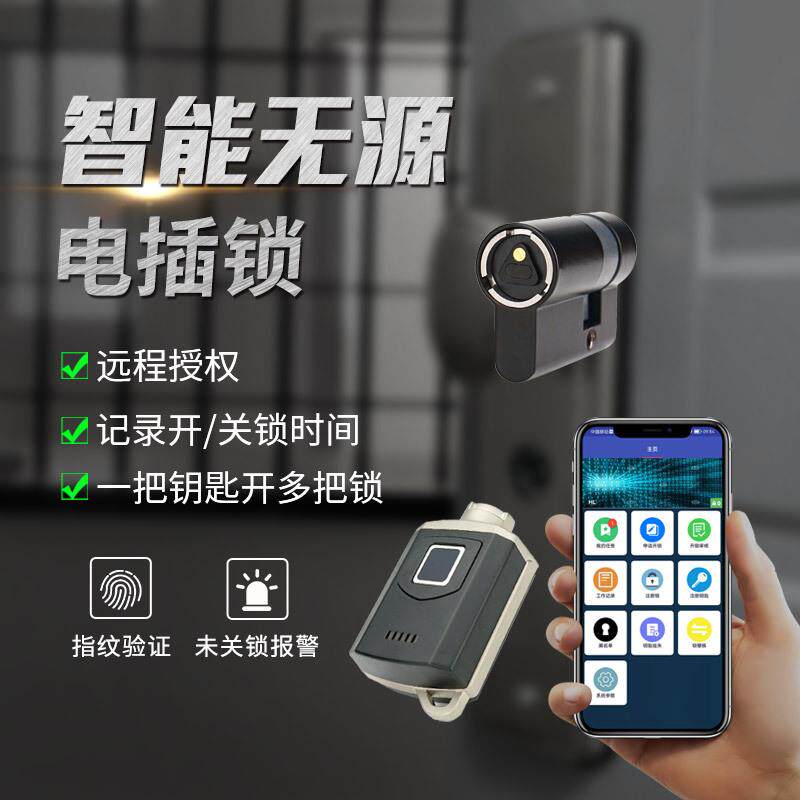 电力电插锁智能电力门禁锁芯配电柜门锁箱式变压器柜门锁智能锁