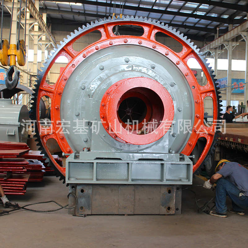 滚筒矿用球磨机 铁矿棒磨机 矿石钢渣铝粉卧式石料干式中长磨机