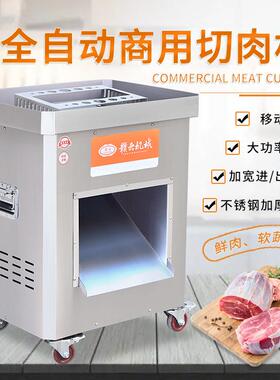赣云供应大入料口切肉片机 商用新鲜肉切片切丝机 切肉机生产厂家