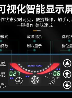 冰立激店凌机商用雪台式奶茶甜品冰58861淇淋机小型圣代甜筒软糕