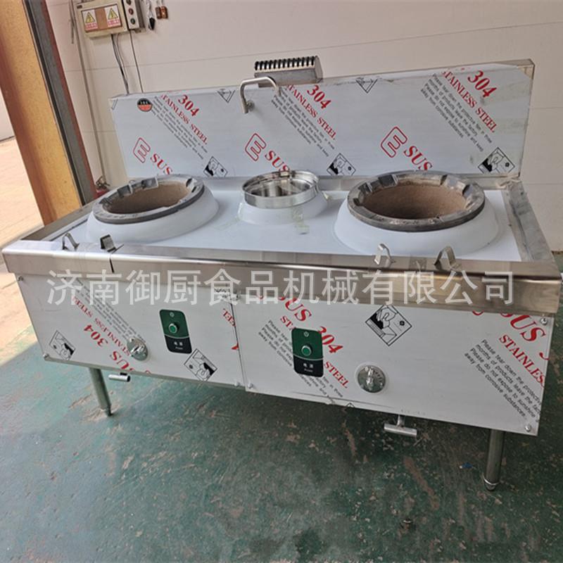厂家直供厨房两炒一温灶 经济款工地食堂烧煤灶柴火灶