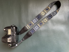 纯手工复古腰果花主题柔软舒适通用相机背带CAMERA STRAP