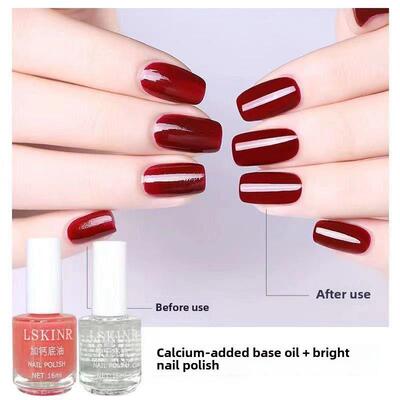 Clear nail polish Quick drying and glossy nail polish