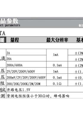 厂家批发天宇手持式大屏防烧钳形万用表 TY3266TA钳形表便携