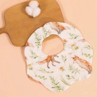 Drooling Apron Bib Baby Burp Cloth Feeding Bibs Baby