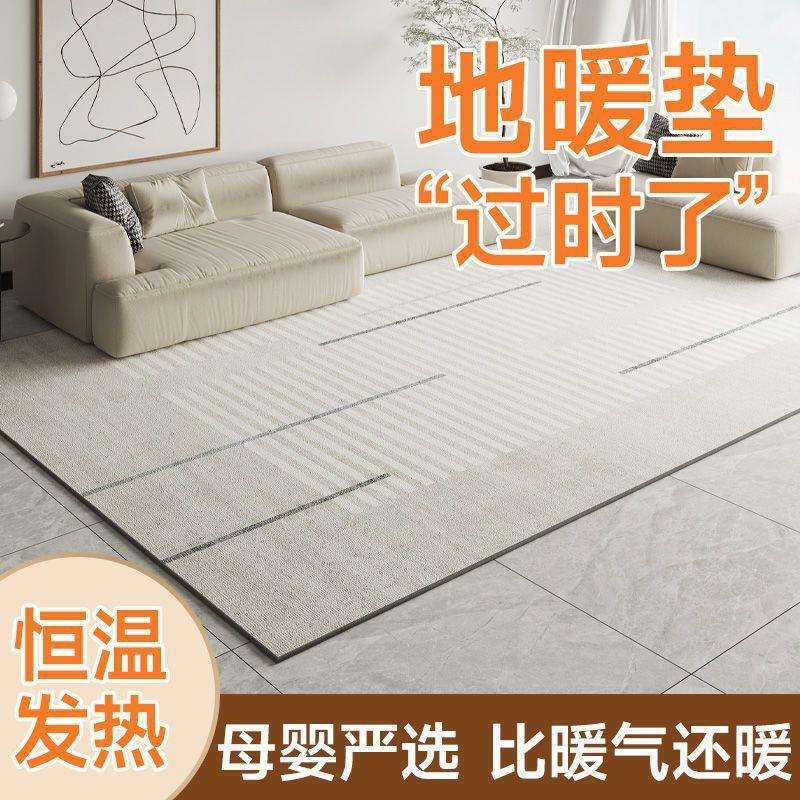 电热地毯石墨烯客厅地暖垫家用可拆卸发热加热地垫地热垫