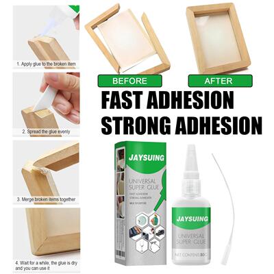 Jaysuing Multi-Purpose Adhesive Glue for Leather, Wood, Tile