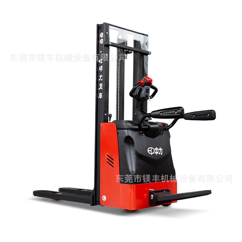 叉车RSB151Z1.5吨踏板式电动堆高车站驾式全电动堆垛叉车电瓶