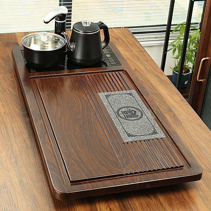 茶盘家用全自动上水烧水壶茶台简约功夫茶具套装家用客厅茶安零容
