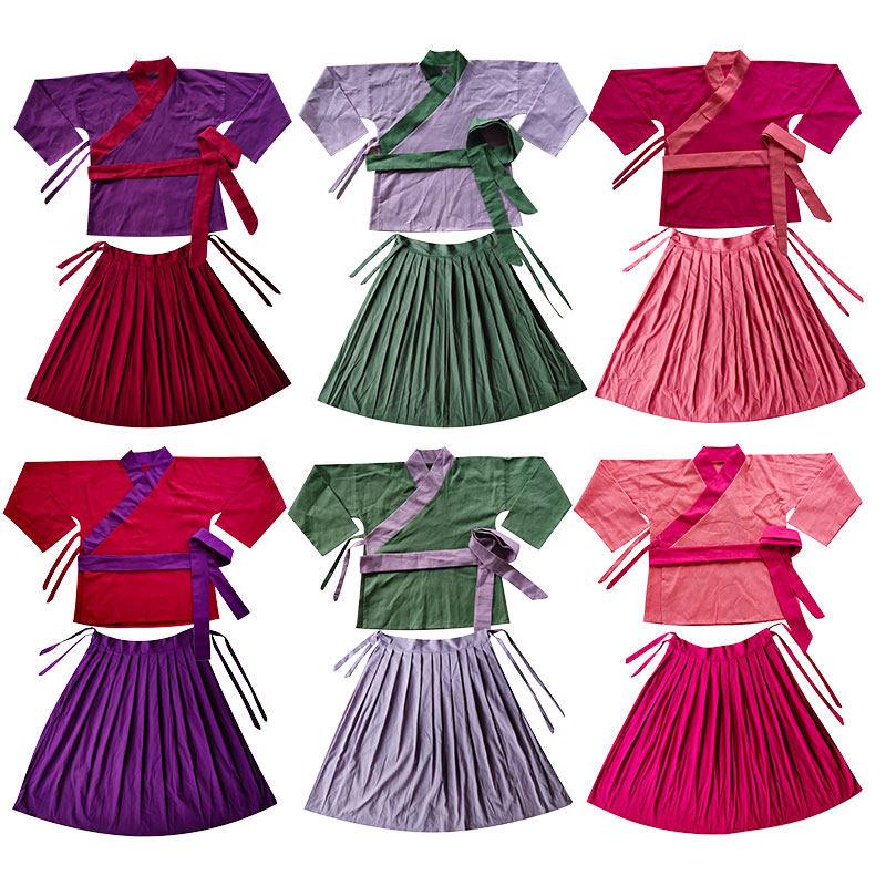 明朝女仆汉服古代丫鬟粗布服棉质女宫女服装舞台表演民族服