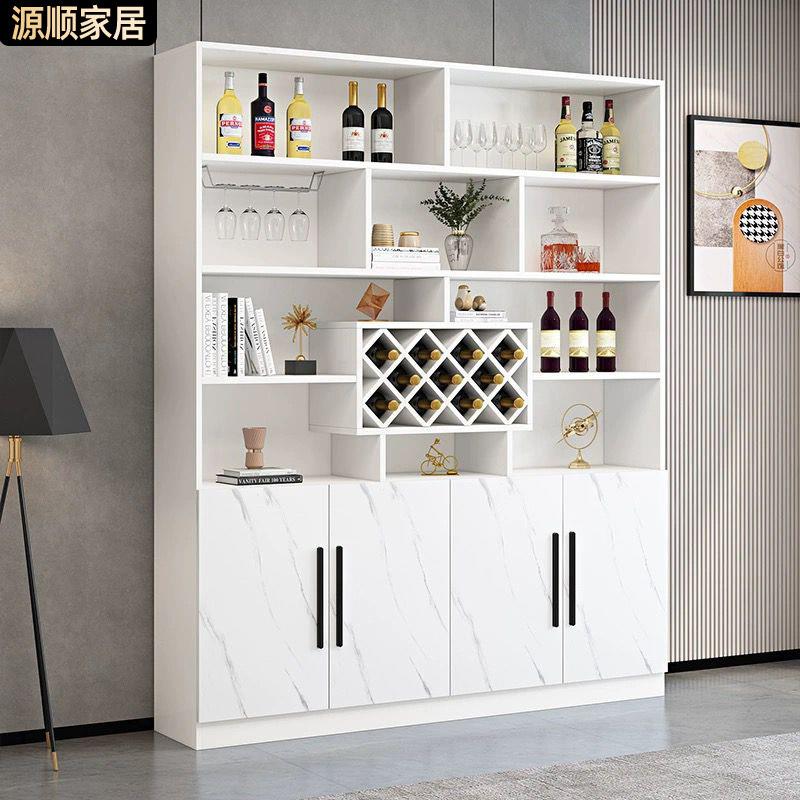 现代简约酒柜靠墙家用餐边厅柜客玄隔断装储物柜碗柜边关NIO柜橱