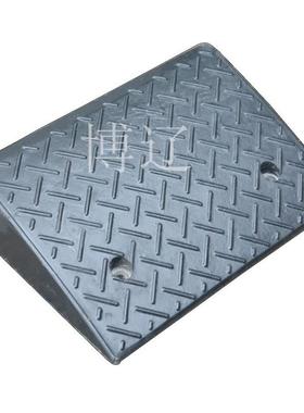 汽车防撞上坡板台阶爬坡垫14CM黑色路沿橡胶斜坡马路牙子减震