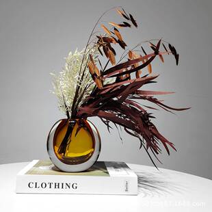 样板间花艺件摆现代台茶几插花1019花酒店售楼处轻奢仿真假花装 饰