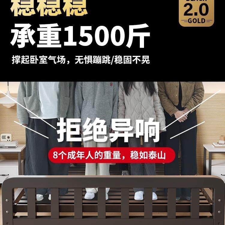艺床双人现代简约1.9855米加厚加固铁架单人屋床1铁.8床出租儿童