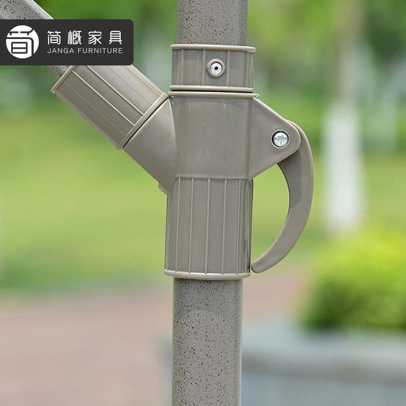 户外遮阳伞咖啡厅奶茶店单顶香蕉伞度假村室外防晒休闲简约庭院伞