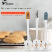 电子硅胶刮刀温度计家用厨房食品糖果糖浆烘焙混合面糊巧克力