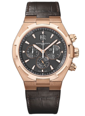 高奢腕表[9.8新]江诗丹顿玫瑰金自动机械手表男49150/000R-9338