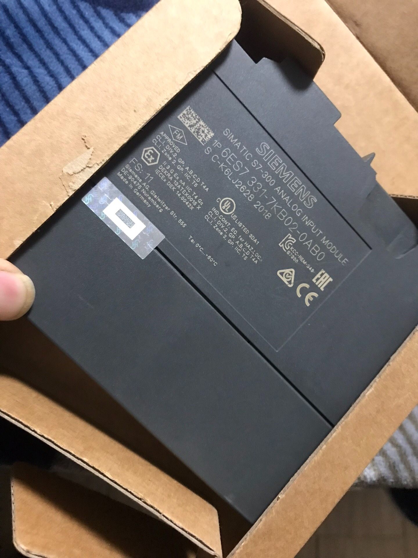 西门子331-7KB02-0AB0,全新裸机一台