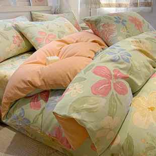 纯棉被套单件100全棉单人被罩150x200x230被单180x220cm