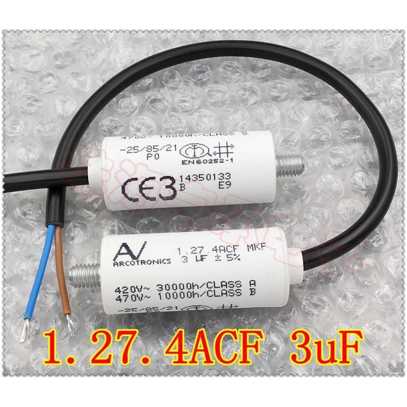 进口保加利亚 ARCOTRONICS/AV 1.27.4ACF MKP 3uF 启动运行电容器