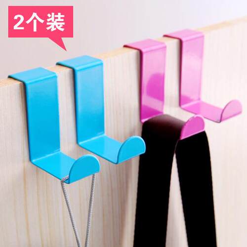 Over-the-Door Hook Rack, Creative No-Drill Iron Art Cabinet