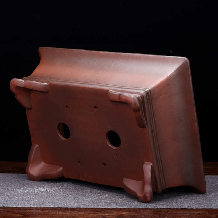 盆景花盆长方形紫砂大号榕树陶瓷客厅假山盆仿古马槽家用造景精品