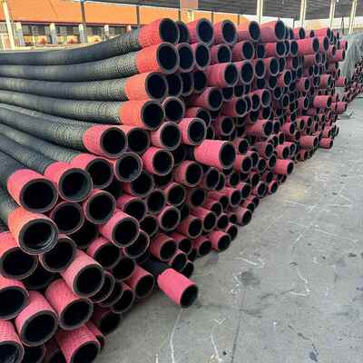 源头厂家应946钢出口耐磨红头供吸砂丝橡胶管D内径1024寸N