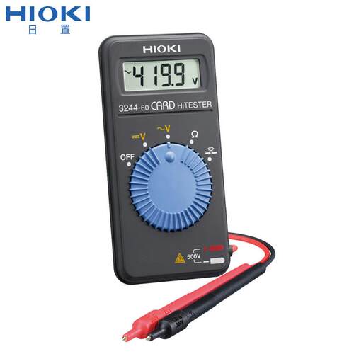 日置（HIOKI）3244-60数字万用表精度小巧型卡片式万用表万能