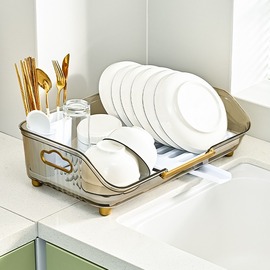 厨房碗架置物碗碟沥水架，杯架锅铲勺架子，厨房收纳用具收纳沥水碗架