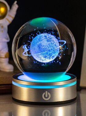 生日礼物发光水晶球星空桌面摆件送男女朋友同学闺蜜学生创意礼物