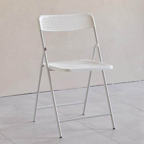 托 托帕瑞椅子室内户外可折叠收纳椅小户型简约餐桌椅洞洞椅休闲