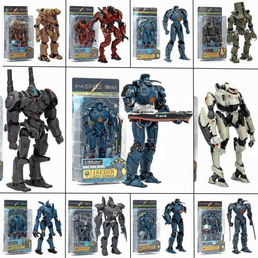 NECA环太平洋机甲流浪者尤里卡隐形浪人暴风赤红可动手办玩具模型