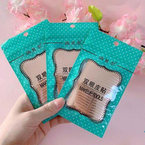 涵贝尔双眼皮贴细超粘透明隐形内双美目贴化妆师专用360贴3m正品