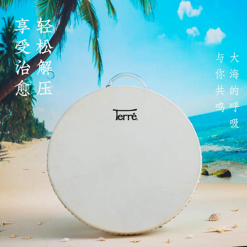 正品Terr理e海浪鼓疗乐器专业羊皮疗海洋声音疗冥想瑜愈伽音乐器