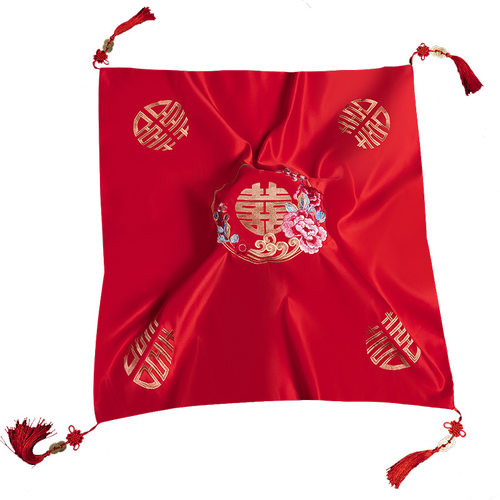 红盖头新娘盖头结婚陪嫁用品套装