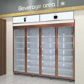门便利店柜双开门展示冰箱柜冰箱门风冷三开饮料四开商用冷藏超市