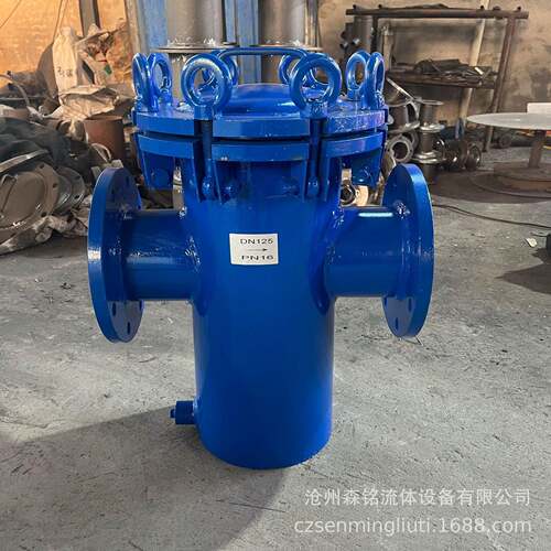 快开篮式过滤器篮式除污器工业污水过滤装置提篮式滤网可定做