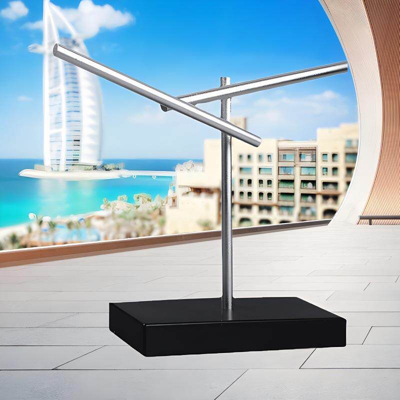 创意T型混沌摆 永动机钢铁侠客厅办公室桌面高档自动摇摆牛顿摆件